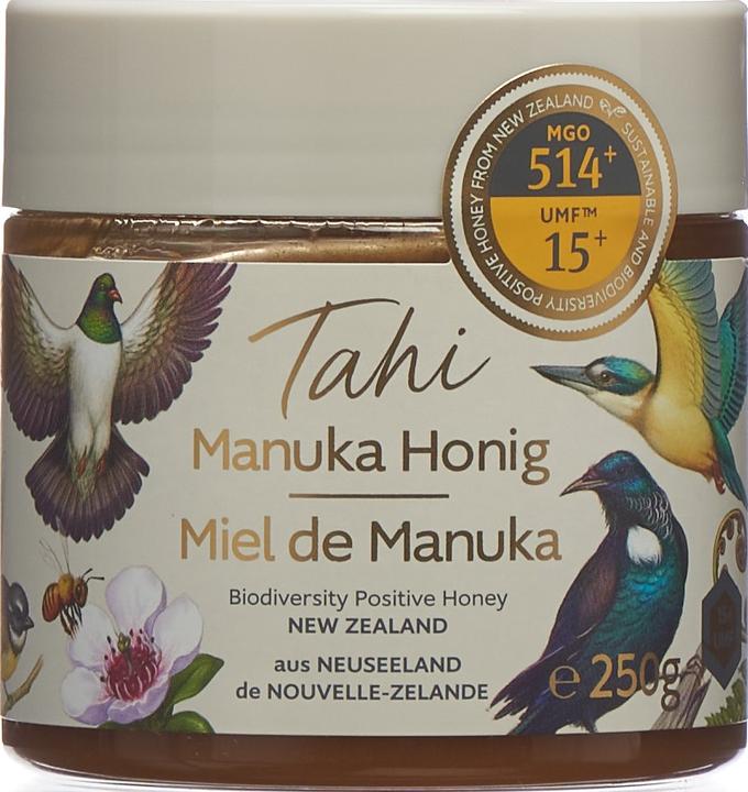 Actual product image Tahi Manuka Honey UMF 15 + MGO 514 + German/French (289 g)