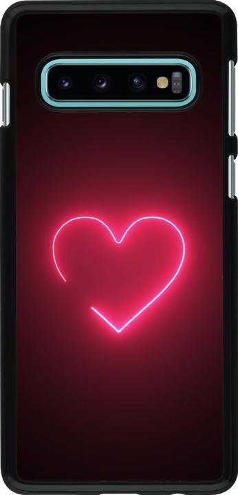 Produktbild PhoneLook Hülle Valentine 2023 single neon heart (Samsung Galaxy S10)