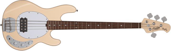Guitare basse, S.U.B., StingRay RAY4, Vintage Cream (Basse électrique, Tilleul, Acajou, Jatoba)