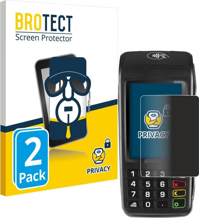 Actual product image BROTECT Anti-spy privacy film Blue light protection film (2 Piece, Blackview BL5000)