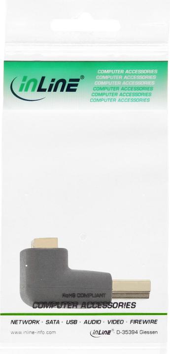 Immagine prodotto InLine Adattatore HDMI maschio/femmina angolato (Adattatore angolare)
