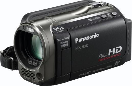 Actual product image Panasonic HDC-HS60-K, Full HD hard disc camcorder, 120GB
