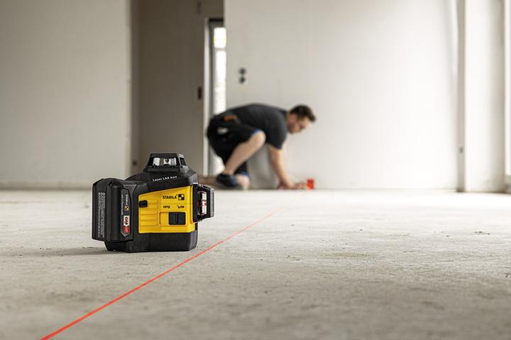 Actual product image Stabila 12 V system cross line laser LAX 600