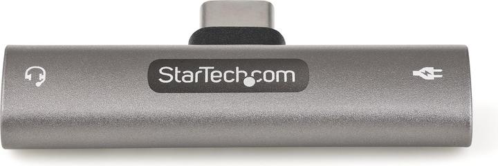 Produktbild StarTech USB-C Audio- & Ladeadapter - USB-C Audio Adapter mit -TRRS-Kopfhörer-/Headset-Buchse und USB-Typ-C (USB, 3.5mm Klinke)