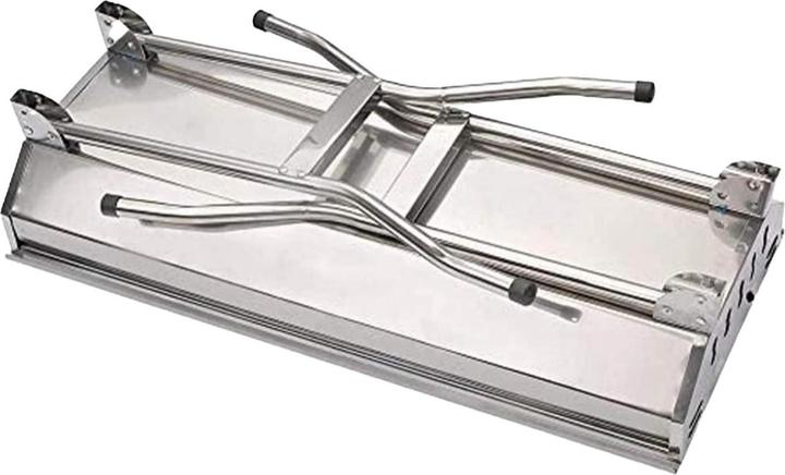 Actual product image JTI Portable barbecue with accessories - stainless steel (60 cm)