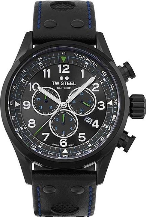 Image du produit TW 1000 Steel SVS306 Horloge, FIA Special edition Petter Solberg, 48mm Volante Swiss Movement, Chrono, zwart (Chronographe)
