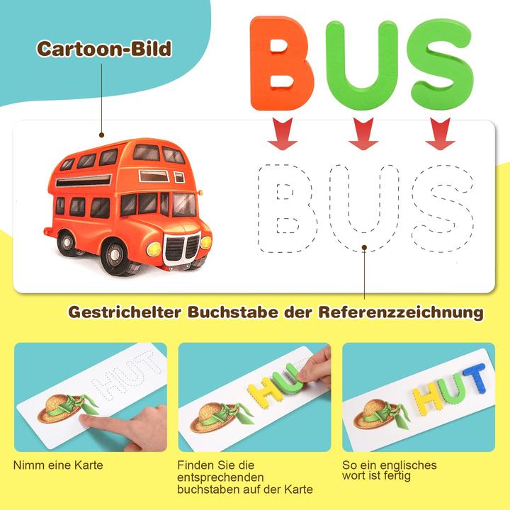 Produktbild Activity Board Buchstaben-Lernspiele, Spiele für die Vorschule