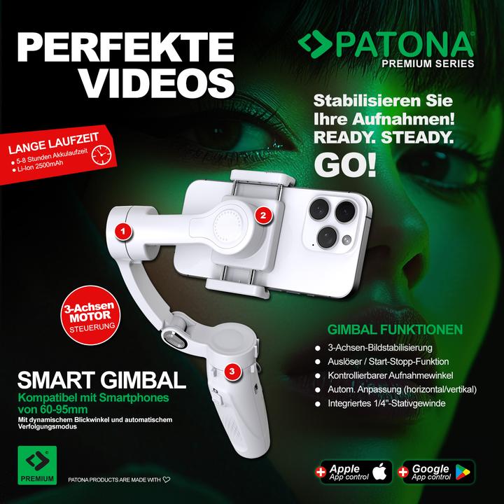 Produktbild Patona 3-Achsen Gimbal Smartphone (Smartphone)