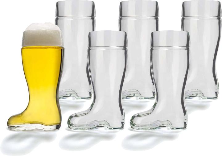 Stölzle Biergläser Stiefel (1 l, 6 x)