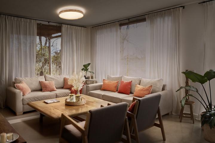 Immagine prodotto Ledvance Plafoniera LED 4099854283581, con anello in legno, 24W, 1500lm, 3000K (1500 lm)
