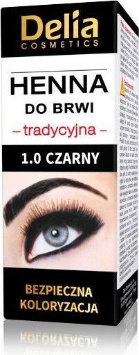 Image du produit Delia Cosmetics Delia Eyebrow Henna 1.0ack 2G (Noir)