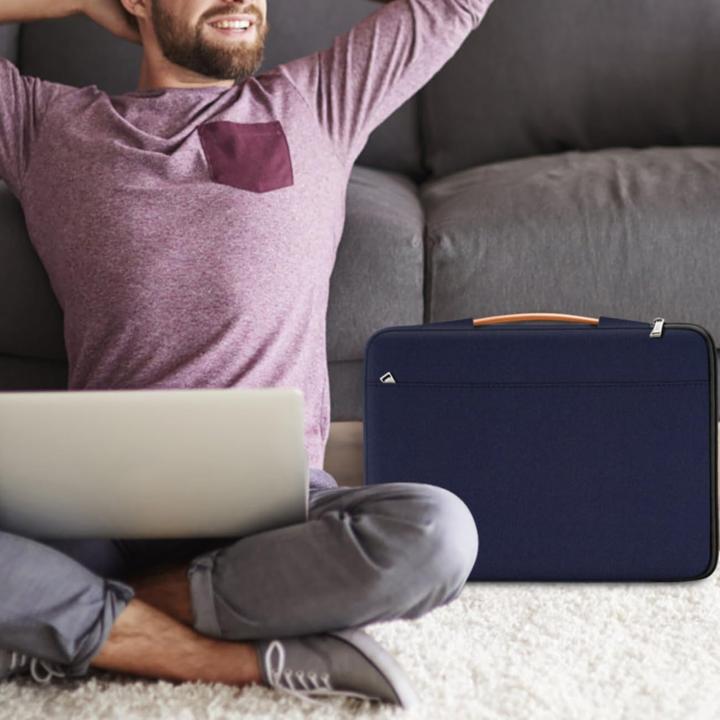 Produktbild Only-Bags.Store Laptop Hülle für Lenovo Thinkpad Ideapad HP Acer Dell Notebook Chromebook, MacBook Air M2 2023 (14", Dell, Lenovo, Acer, HP)