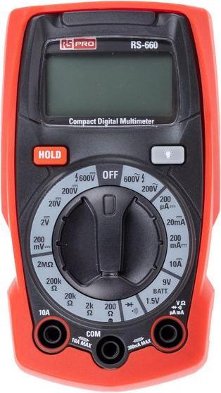 Produktbild Rs Pro Compact Digital Multimeter (CAT III 600V)