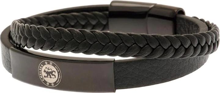 Produktbild Chelsea FC Wappen Armband Leder (100% synthetisches Material)