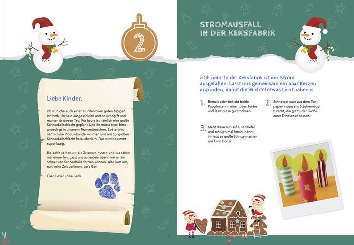 Actual product image Kita-to-Go: Leoli's colourful Advent calendar - pre-Christmas games, handicrafts and gesti