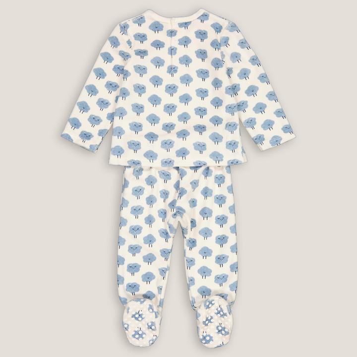 Produktbild La Redoute Collections 2-teiliger Samt-Pyjama mit Füssen (86)