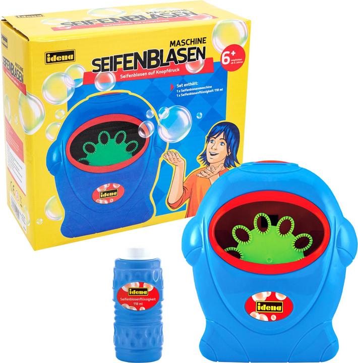 Produktbild Magni Seifenblasenmaschine Idena 118ml blau