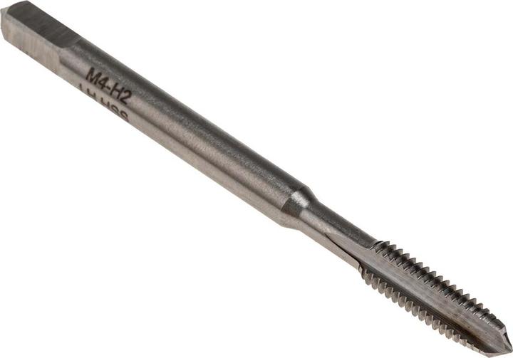Actual product image Rs Pro HSS LH thread straight flute tap,M4,ISO