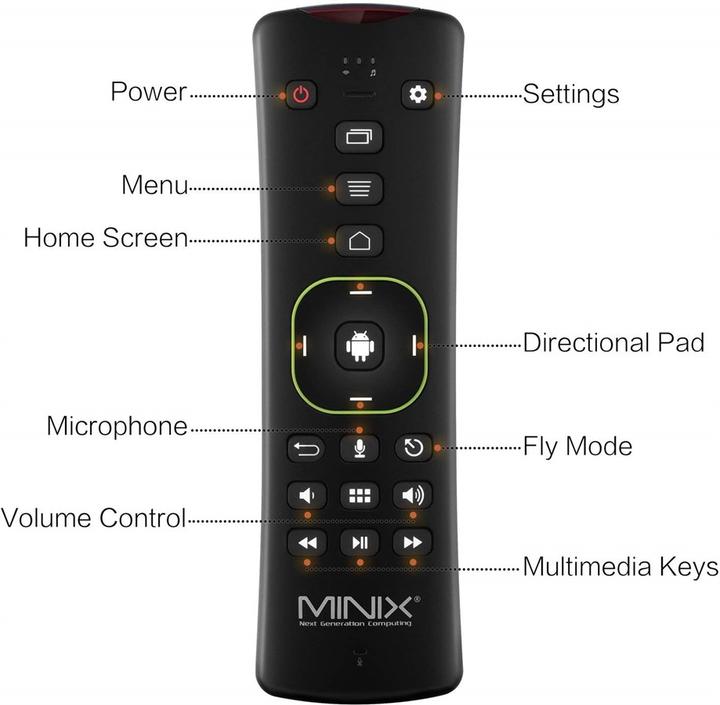 Actual product image Minix NEO A3 (Universal remote control, Infrared)