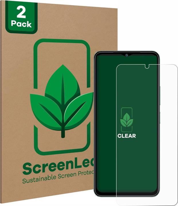 Immagine prodotto ScreenLeaf Pellicola protettiva sostenibile Pellicola protettiva dello schermo chiara trasparente (2 Pezzo/i, Xiaomi Redmi A3)
