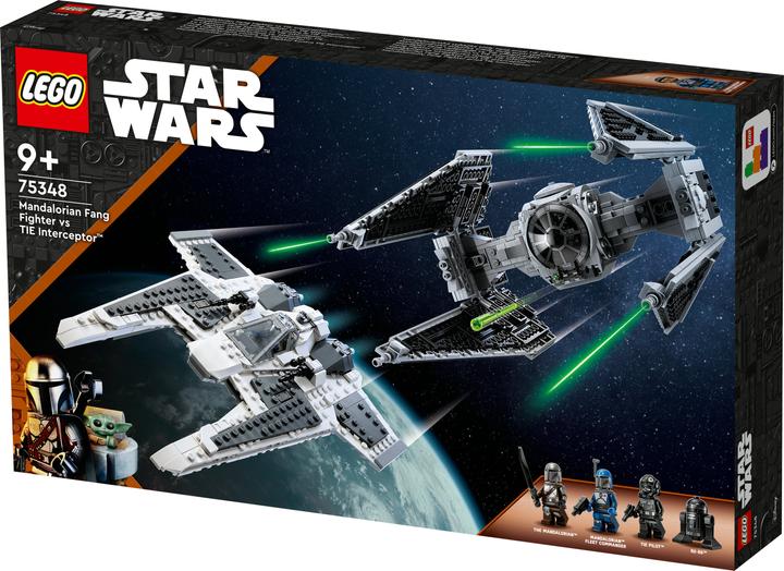 Image du produit LEGO Mandalorian Fang Fighter vs. Tie Interceptor (75348, LEGO Star Wars)