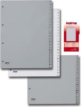 Kolma Intercalaire A4 strong A-Z 24 pcs. gris