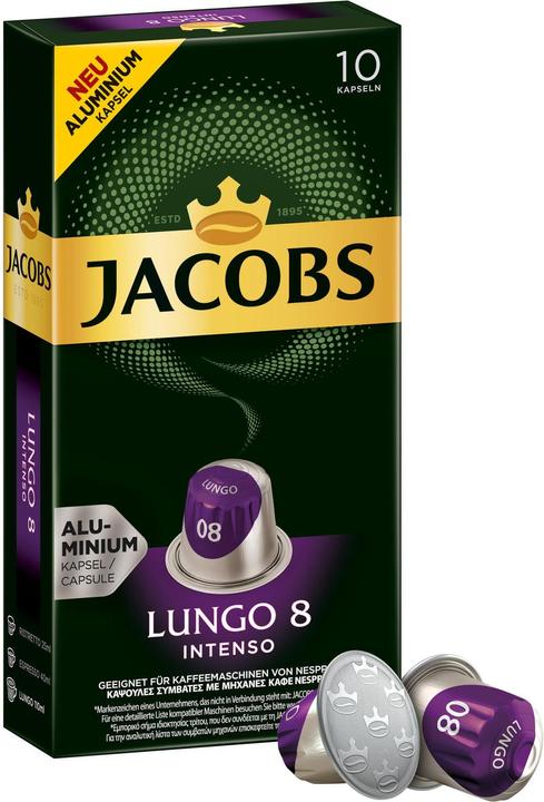 Produktbild Jacobs Lungo 8 Intenso (10 x Port.)