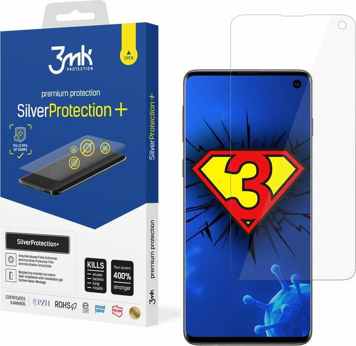 Image du produit 3MK protective film Silver Protection+ for Samsung Galaxy S10 (1 pièce(s), Samsung Galaxy S10)