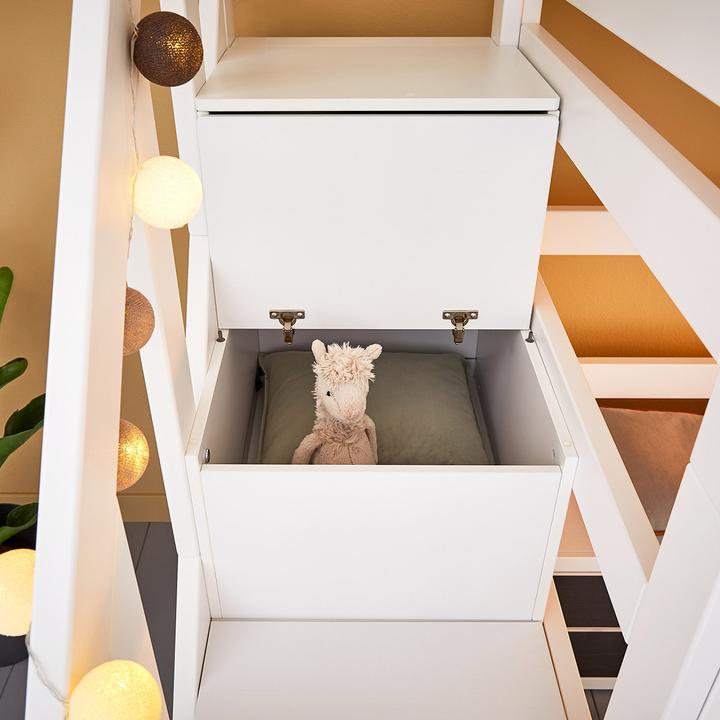 Produktbild Lifetime Kidsrooms Treppe mit Stauraum und Gelaender 152 Hochbett