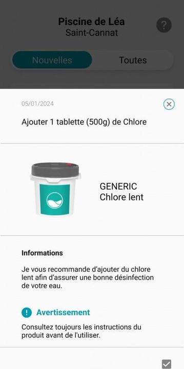 Energie-Label Ondilo ICO Pool Chlor