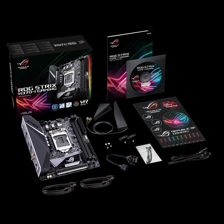 Produktbild ASUS ROG Strix H370-I Gaming (LGA 1151, Intel H370, Mini-ITX)