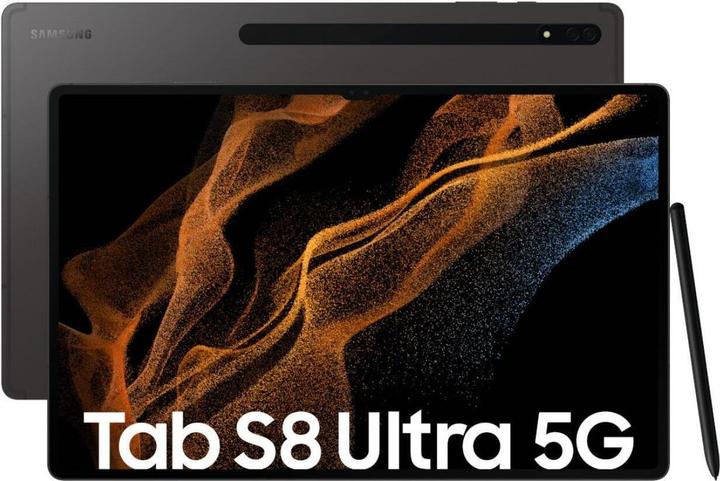 Productafbeelding Samsung Galaxy Tab S8 Ultra (5G, 14.60", 128 GB, Grafiet)