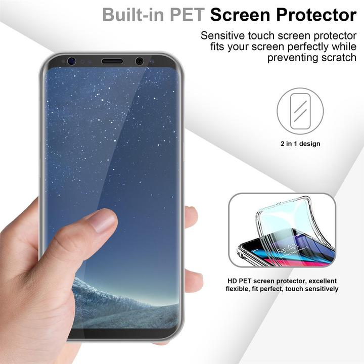 Immagine prodotto Cadorabo TPU 360 gradi di copertura del caso (Samsung Galaxy S8+)