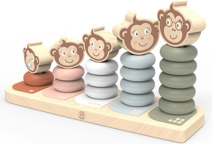 Actual product image NICI SP1003 Stacking toy monkey family 25,7x84x13,10cm