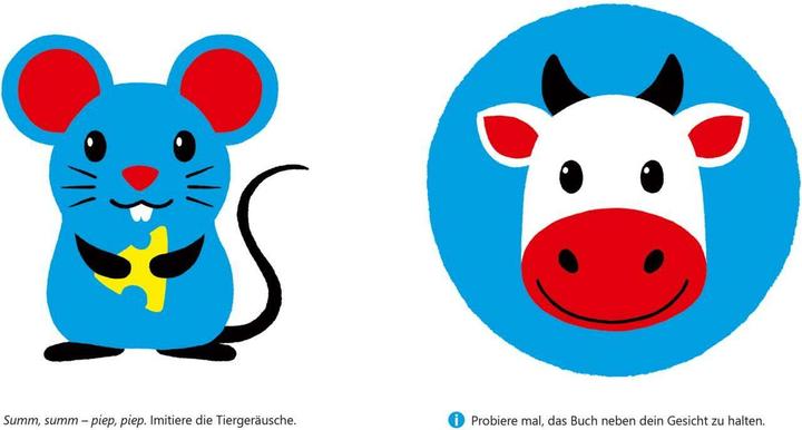 Actual product image Baby Pixi (unbreakable) 163: My Baby Pixi buggy book: My first contrast book animals from 6 months (German)