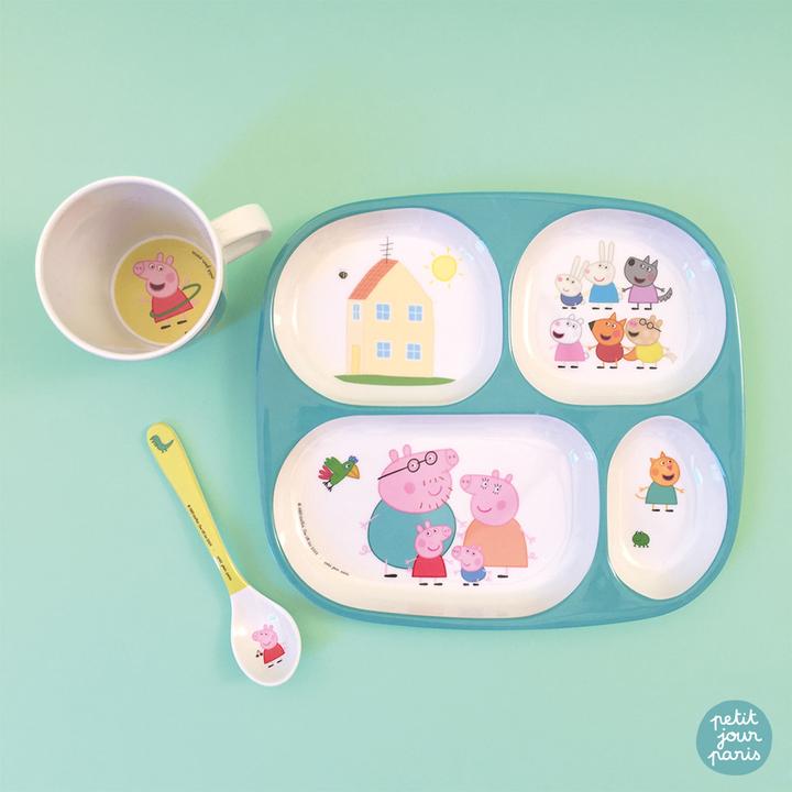 Petit Jour Paris 4-fach behälter peppa pig