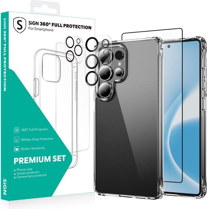 Actual product image SIGN 360 Complete Protection Package for Samsung Galaxy S25 Ultra (Samsung Galaxy S25 Ultra)