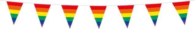 Produktbild Globos Europe Pride Regenbogen Wimpelkette - Girlande