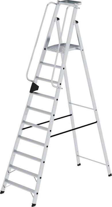 Produktbild Munk Plattformleiter 10 Stufen mit Ablageschale (Plattformleiter, 190 cm)
