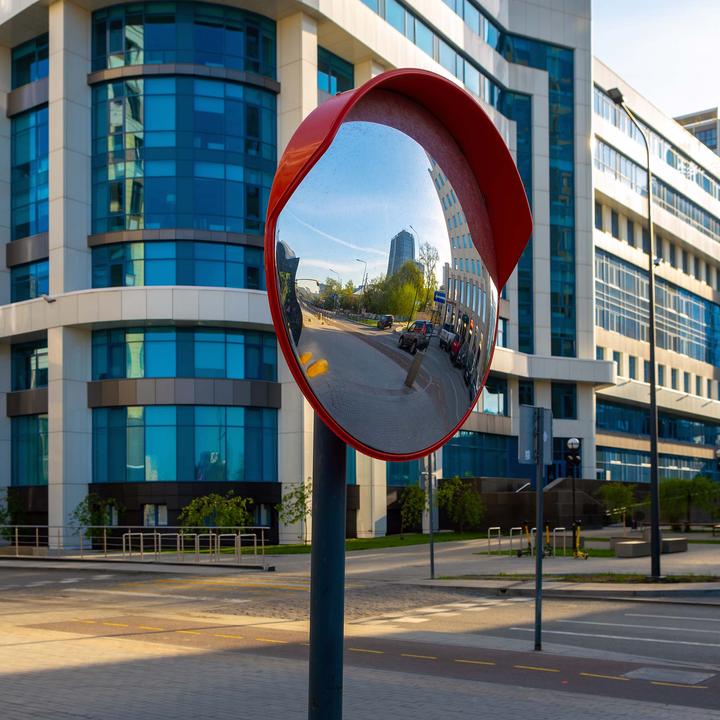 Produktbild Wiltec Verkehrsspiegel 58cm Sicherheitsspiegel Panoramaspiegel Überwachungsspiegel