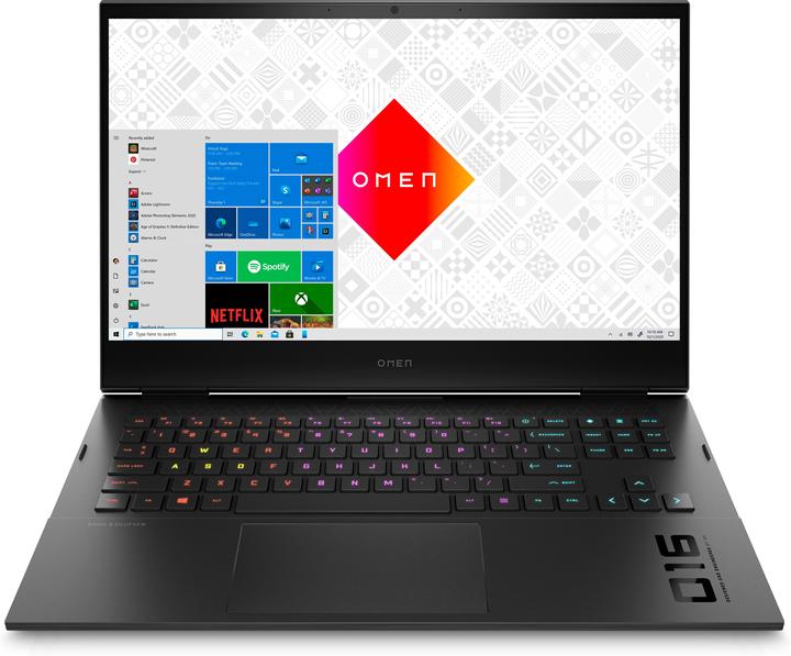 HP Omen 16 (16.10", AMD Ryzen 7 5800H, 16 GB, 512 GB, DE)