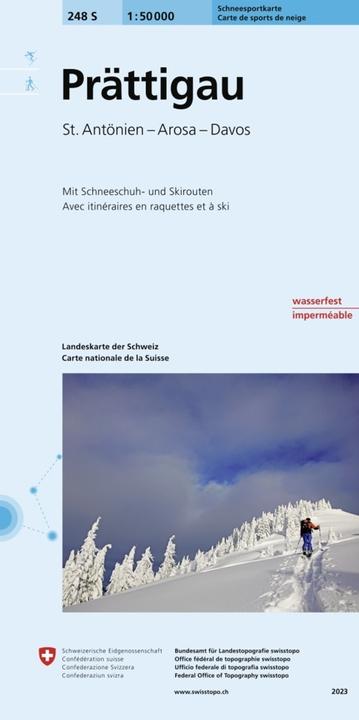 Produktbild Landkarte 248SKI Prättigau 1:50'000