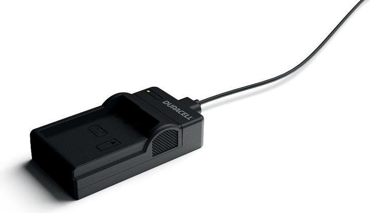 Immagine prodotto Duracell Caricabatterie con cavo USB per DRNEL14/EN-EL14 (Caricabatterie per fotocamere)