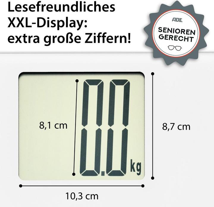 Actual product image ADE Digital personal scale (200 kg)