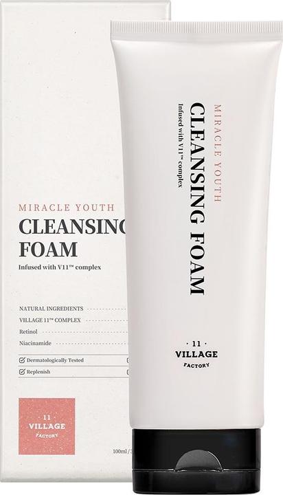 Actual product image Village 11 Factory Miracle youth cleansing foam (Foam, 100 ml)
