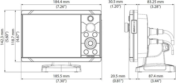 Valori nutrizionali e ingredienti Simrad Plotter cartografico "Cruise" con trasduttore 83/200