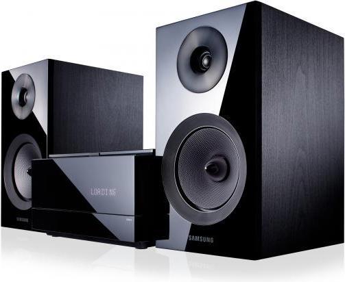 Produktbild Samsung MM-E430D - DVD-Mikroanlage mit iPhone/iPad Dock, UKW-Tuner, Bluetooth und USB (Bluetooth, 2x 60 W)