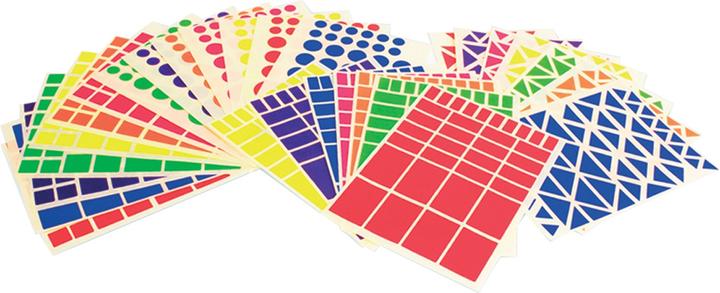Actual product image Joustra Sticker pictures STICKER BOARDS, 33 pieces for children from 4 years, playful handling of f...
