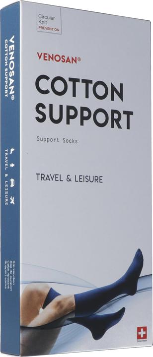 Produktbild Venosan COTTON SUPPORT Socks A-D L black (L)