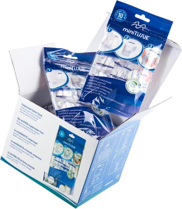 Produktbild MiniTissue Erfrischungstücher (10 Stück)